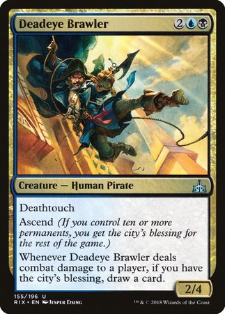 Deadeye Brawler [Rivals of Ixalan] | Gate City Games LLC
