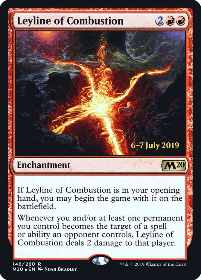 Leyline of Combustion  [Core Set 2020 Prerelease Promos] | Gate City Games LLC