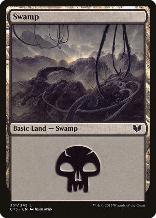 Swamp (331) [Commander 2015] | Gate City Games LLC