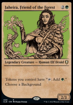 Jaheira, Friend of the Forest (Showcase) [Commander Legends: Battle for Baldur's Gate] | Gate City Games LLC