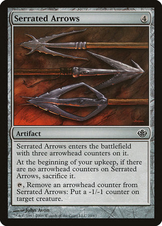 Serrated Arrows [Duel Decks: Garruk vs. Liliana] | Gate City Games LLC