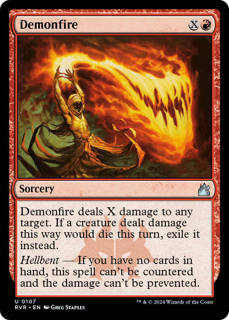 Demonfire [Ravnica Remastered] | Gate City Games LLC