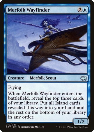 Merfolk Wayfinder [Duel Decks: Merfolk vs. Goblins] | Gate City Games LLC