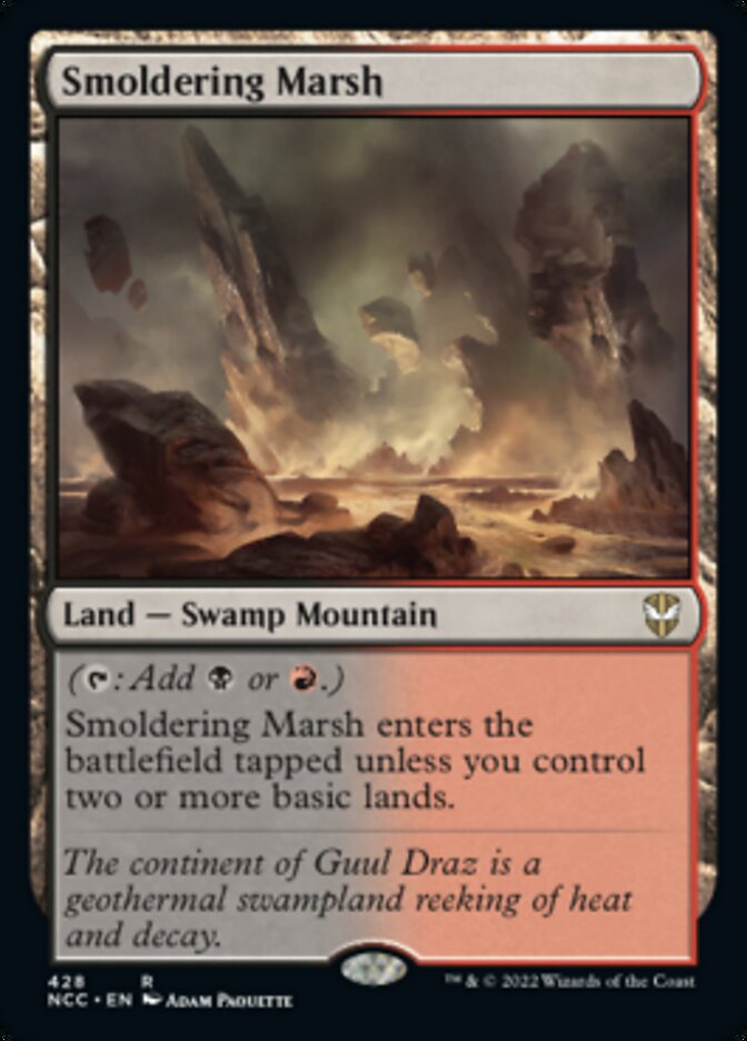 Smoldering Marsh [Streets of New Capenna Commander] | Gate City Games LLC