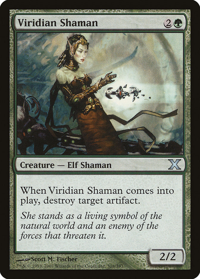 Viridian Shaman [Tenth Edition] | Gate City Games LLC