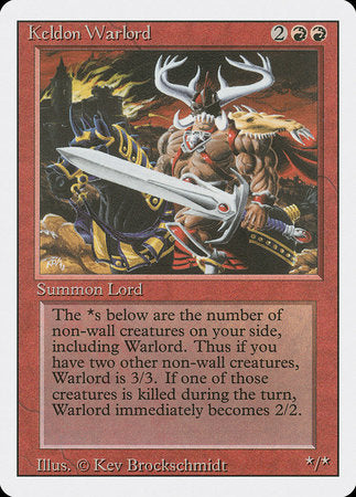 Keldon Warlord [Revised Edition] | Gate City Games LLC