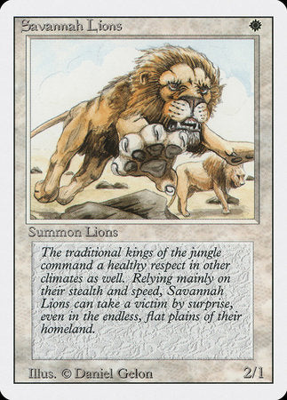 Savannah Lions [Revised Edition] | Gate City Games LLC