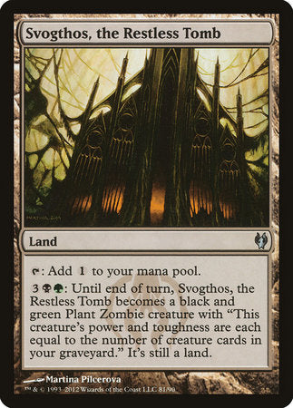 Svogthos, the Restless Tomb [Duel Decks: Izzet vs. Golgari] | Gate City Games LLC