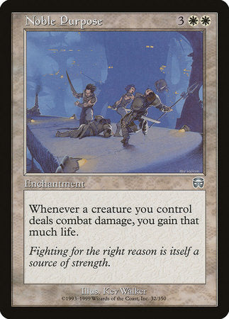Noble Purpose [Mercadian Masques] | Gate City Games LLC