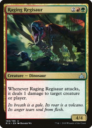 Raging Regisaur [Rivals of Ixalan] | Gate City Games LLC