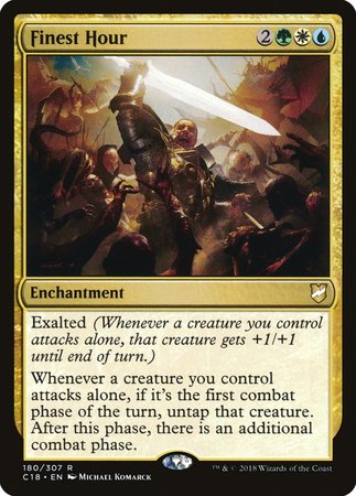 Finest Hour [Commander 2018] | Gate City Games LLC