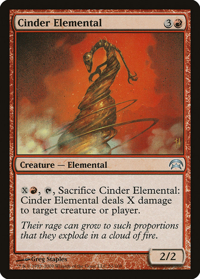 Cinder Elemental [Planechase] | Gate City Games LLC