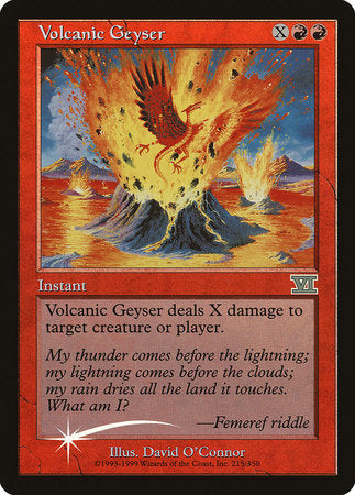 Volcanic Geyser [Friday Night Magic 2000] | Gate City Games LLC