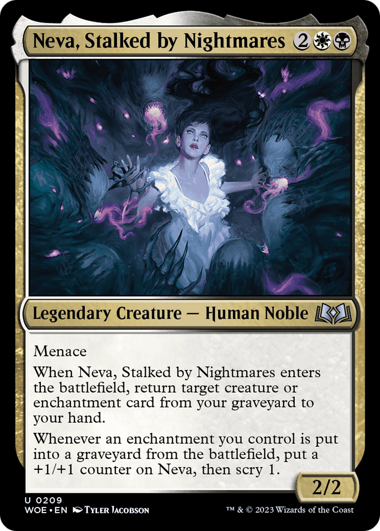 Neva, Stalked by Nightmares [Wilds of Eldraine] | Gate City Games LLC