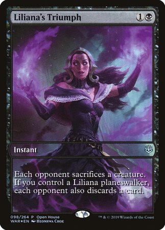 Liliana's Triumph [War of the Spark Promos] | Gate City Games LLC