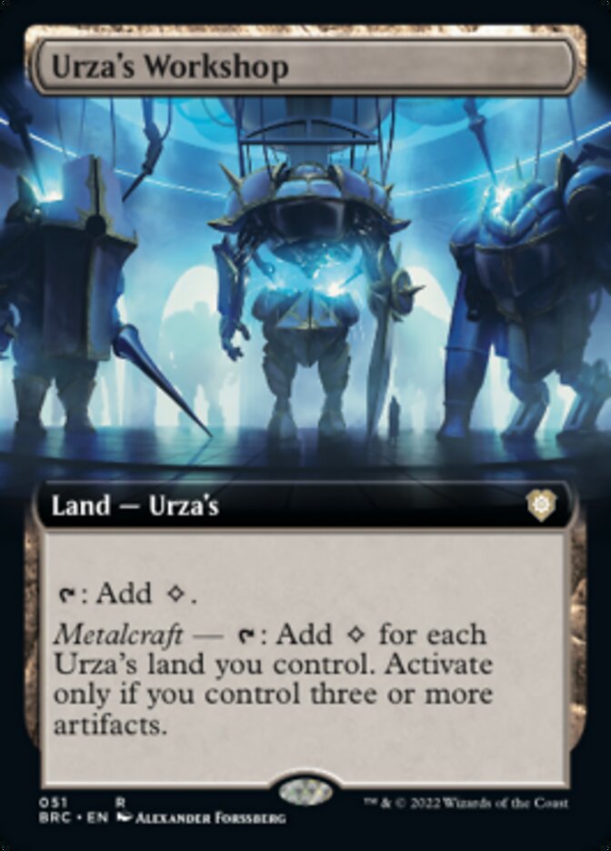 Urza's Workshop (Extended Art) [The Brothers' War Commander] | Gate City Games LLC