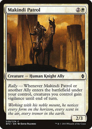 Makindi Patrol [Battle for Zendikar] | Gate City Games LLC