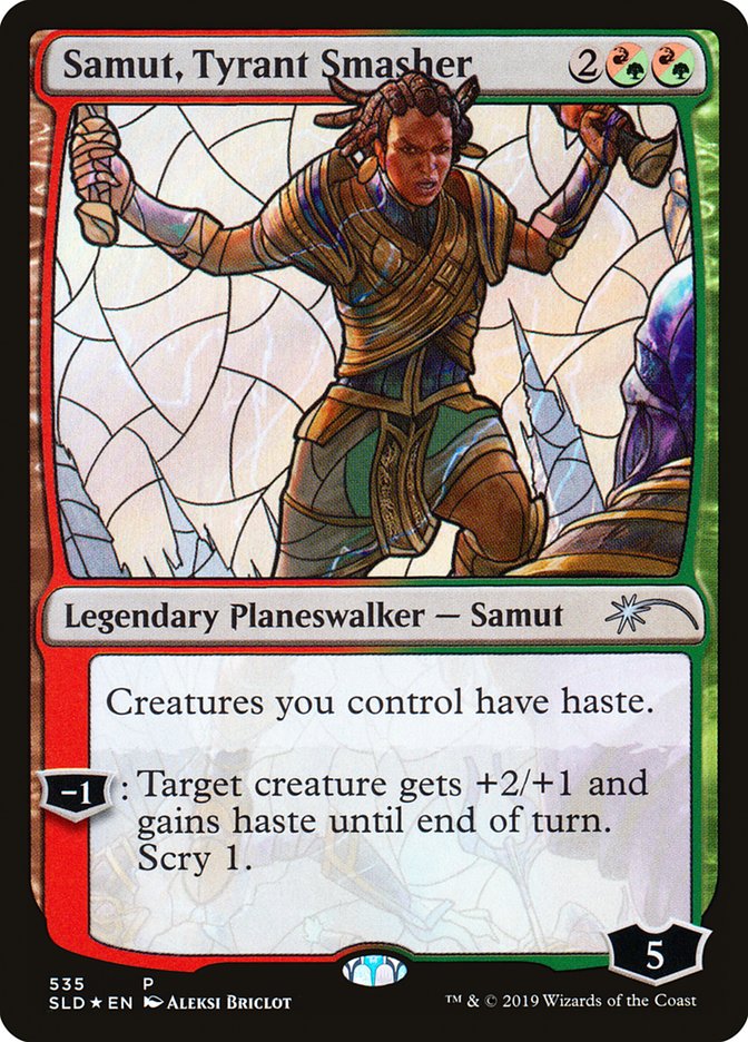 Samut, Tyrant Smasher (Stained Glass) [Secret Lair Drop Promos] | Gate City Games LLC