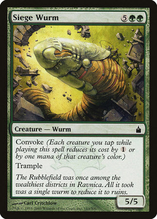 Siege Wurm [Ravnica: City of Guilds] | Gate City Games LLC