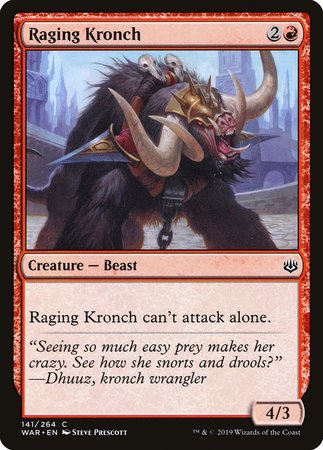 Raging Kronch [War of the Spark] | Gate City Games LLC