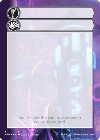 Helper Card (4/9) [Kamigawa: Neon Dynasty Tokens] | Gate City Games LLC