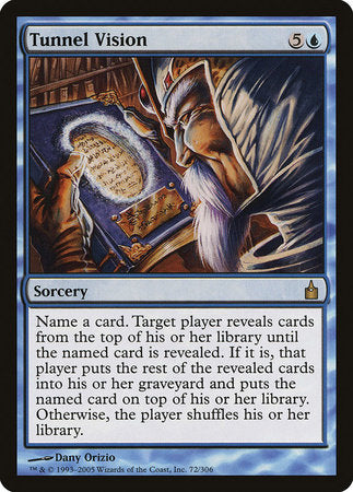 Tunnel Vision [Ravnica: City of Guilds] | Gate City Games LLC