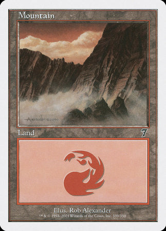 Mountain (339) [Seventh Edition] | Gate City Games LLC