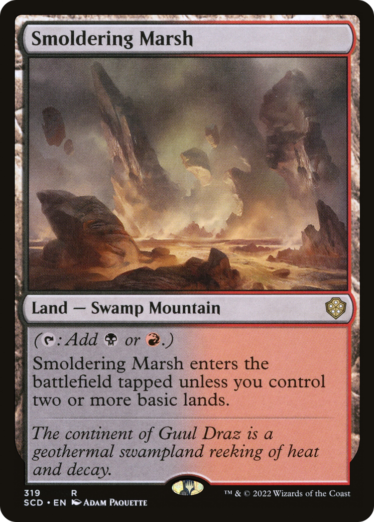 Smoldering Marsh [Starter Commander Decks] | Gate City Games LLC