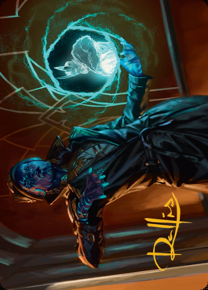 Kamiz, Obscura Oculus Art Card (Gold-Stamped Signature) [Streets of New Capenna Art Series] | Gate City Games LLC