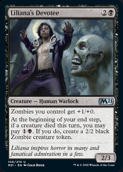 Liliana's Devotee [Core Set 2021] | Gate City Games LLC