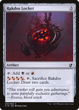 Rakdos Locket [Commander 2019] | Gate City Games LLC
