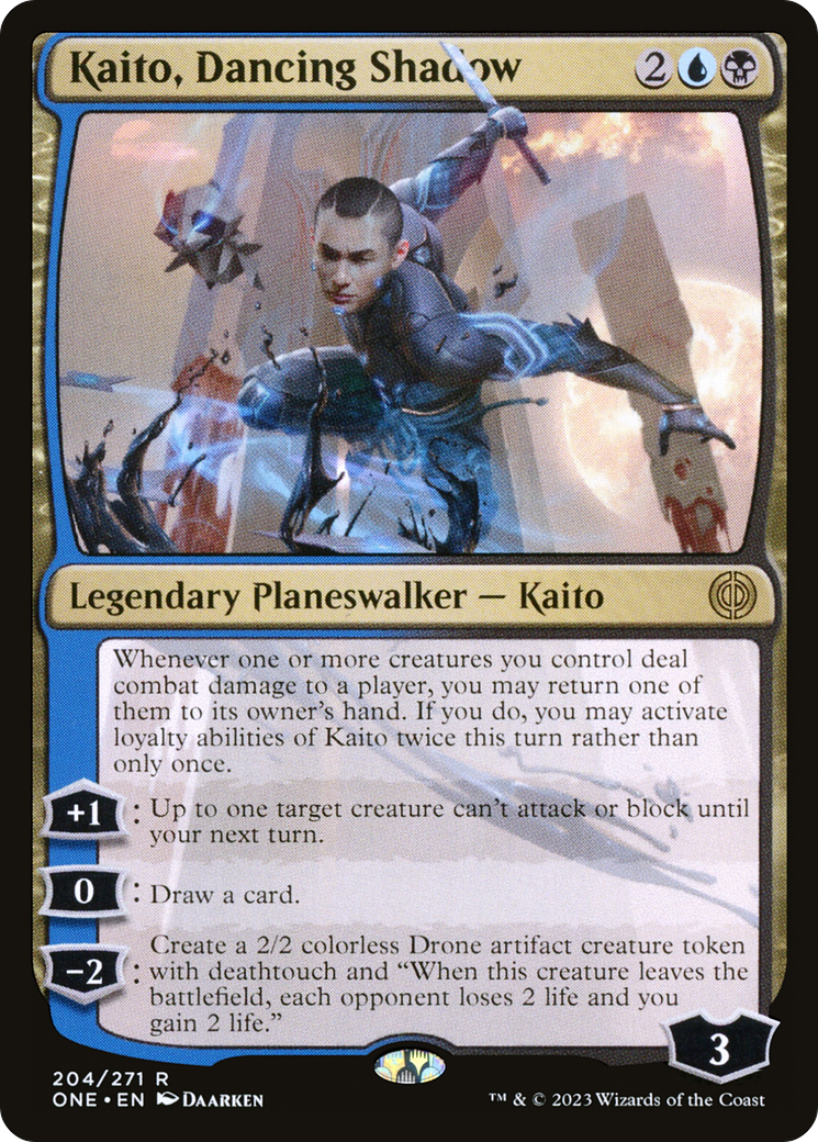 Kaito, Dancing Shadow [Phyrexia: All Will Be One] | Gate City Games LLC