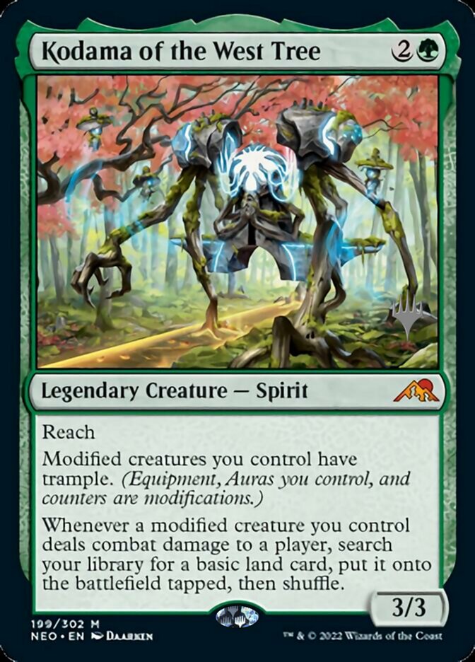 Kodama of the West Tree (Promo Pack) [Kamigawa: Neon Dynasty Promos] | Gate City Games LLC