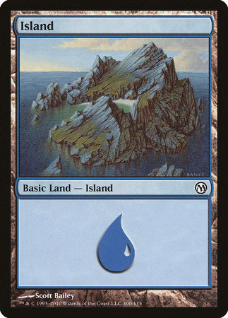 Island (100) [Duels of the Planeswalkers] | Gate City Games LLC