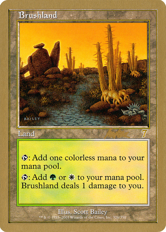 Brushland (Brian Kibler) [World Championship Decks 2002] | Gate City Games LLC