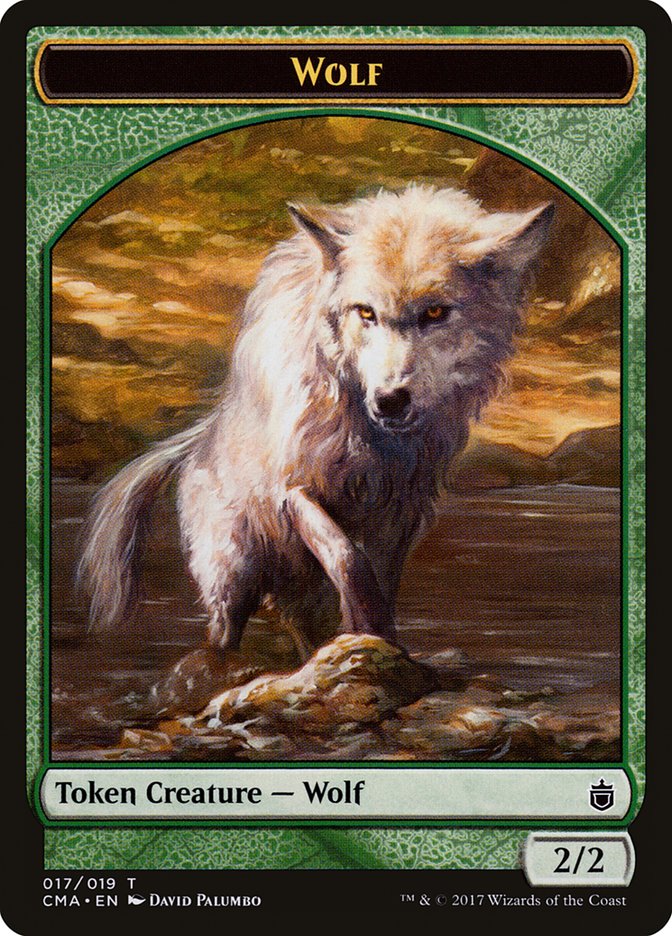 Wolf (017/019) [Commander Anthology Tokens] | Gate City Games LLC