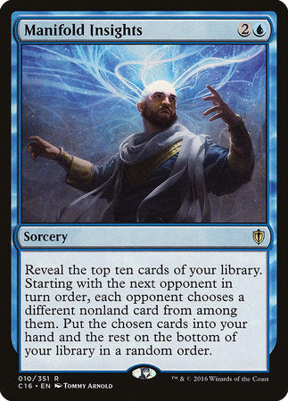 Manifold Insights [Commander 2016] | Gate City Games LLC