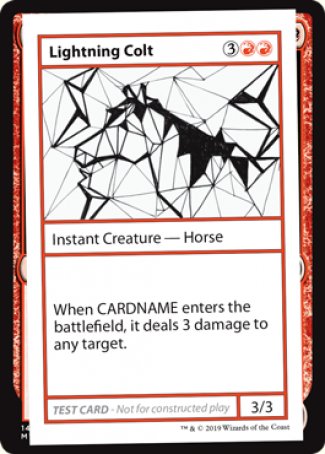 Lightning Colt (2021 Edition) [Mystery Booster Playtest Cards] | Gate City Games LLC