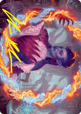 Rootha, Mercurial Artist Art Card (Gold-Stamped Signature) [Strixhaven: School of Mages Art Series] | Gate City Games LLC