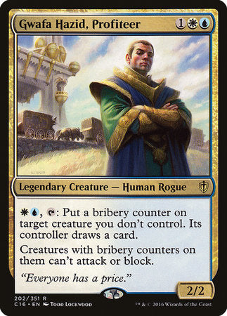 Gwafa Hazid, Profiteer [Commander 2016] | Gate City Games LLC