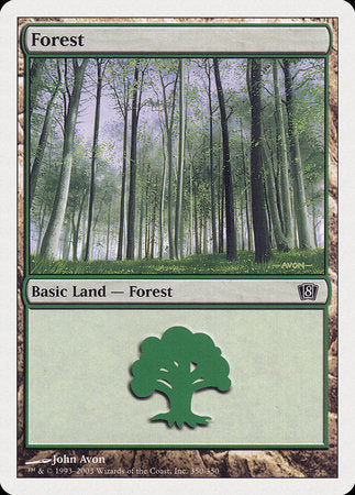 Forest (350) [Eighth Edition] | Gate City Games LLC