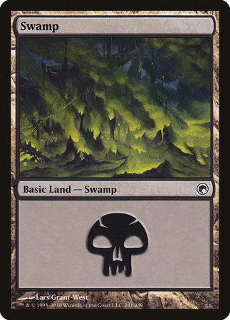 Swamp (241) [Scars of Mirrodin] | Gate City Games LLC