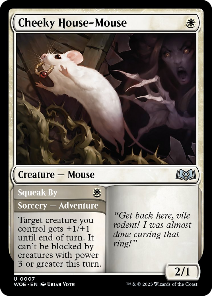 Cheeky House-Mouse [Wilds of Eldraine] | Gate City Games LLC