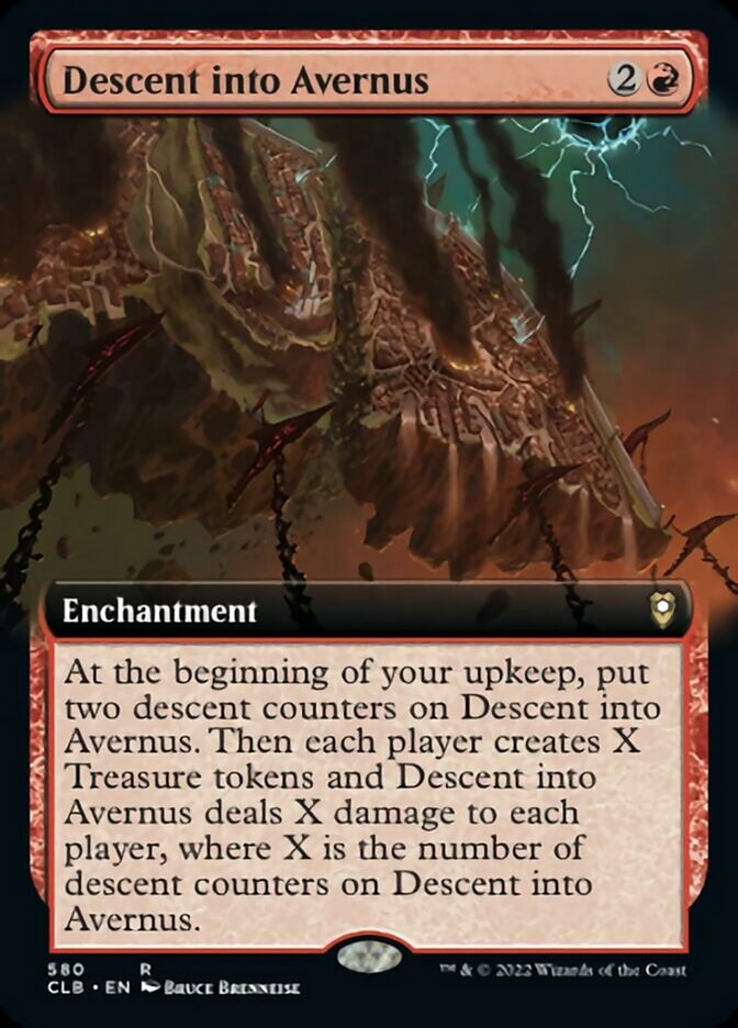 Descent into Avernus (Extended Art) [Commander Legends: Battle for Baldur's Gate] | Gate City Games LLC