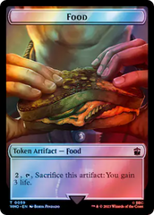 Alien Angel // Food (0059) Double-Sided Token (Surge Foil) [Doctor Who Tokens] | Gate City Games LLC