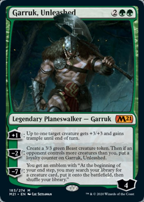 Garruk, Unleashed [Core Set 2021] | Gate City Games LLC