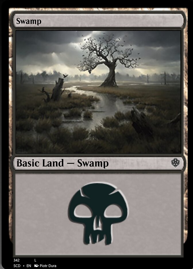 Swamp (342) [Starter Commander Decks] | Gate City Games LLC