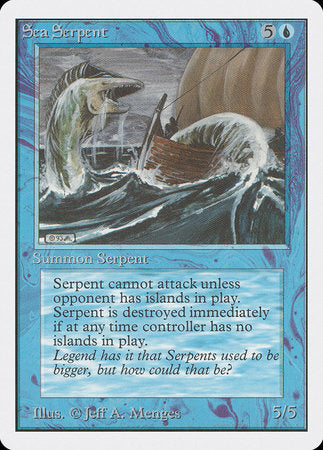 Sea Serpent [Unlimited Edition] | Gate City Games LLC