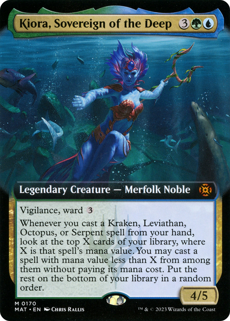 Kiora, Sovereign of the Deep (Extended Art) [March of the Machine: The Aftermath] | Gate City Games LLC