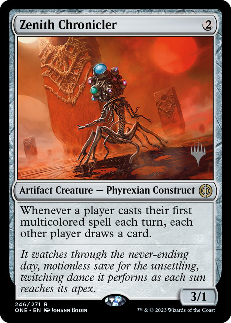 Zenith Chronicler (Promo Pack) [Phyrexia: All Will Be One Promos] | Gate City Games LLC
